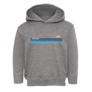 Orange Massachusetts Water View Toddler Hoodie
