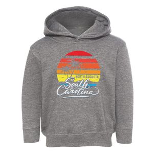 North Augusta South Carolina Palm Tree Sunset Toddler Hoodie