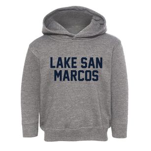 Lake San Marcos California Classic Block Toddler Hoodie