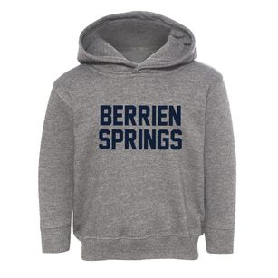 Berrien Springs Michigan Classic Block Toddler Hoodie