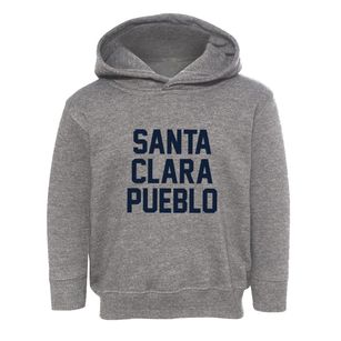 Santa Clara Pueblo New Mexico Classic Block Toddler Hoodie