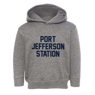 Port Jefferson Station New York Classic Block Toddler Hoodie