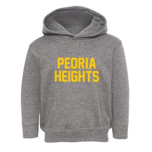 Peoria Heights Illinois Classic Block Toddler Hoodie