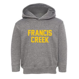 Francis Creek Wisconsin Classic Block Toddler Hoodie