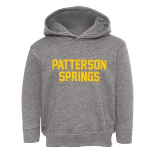 Patterson Springs North Carolina Classic Block Toddler Hoodie