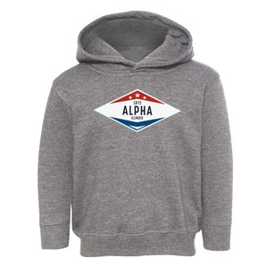 Alpha Illinois Diamond Star Toddler Hoodie