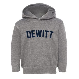 Dewitt Michigan Classic Curve Toddler Hoodie