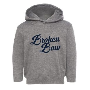 Broken Bow Nebraska Vintage Team Toddler Hoodie