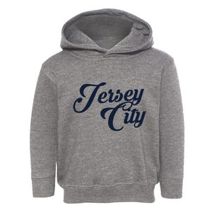 Jersey City New Jersey Vintage Team Toddler Hoodie