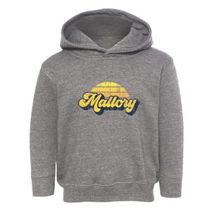 Mallory West Virginia Sublime Sunset Toddler Hoodie