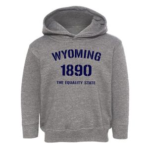  Wyoming Established Toddler Hoodie