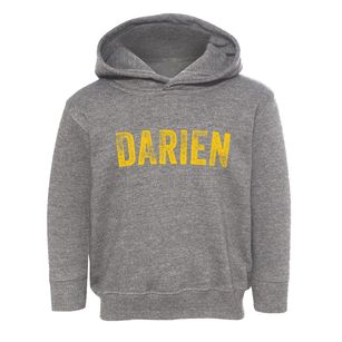 Darien Connecticut Timeless Retro Toddler Hoodie