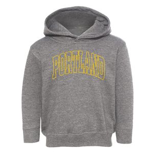 Portland Wisconsin Trendy Block Toddler Hoodie