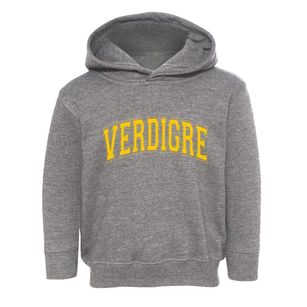 Verdigre Nebraska Varsity Toddler Hoodie