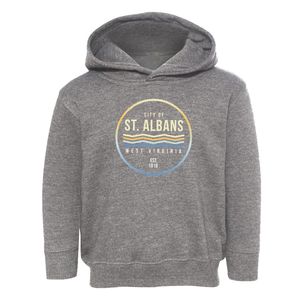 St. Albans West Virginia Color Fade Toddler Hoodie