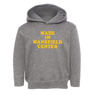 Mansfield Center Connecticut Classic 70s Toddler Hoodie