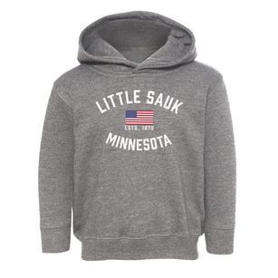 Little Sauk Minnesota Patriot Toddler Hoodie