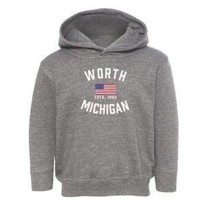 Worth Michigan Patriot Toddler Hoodie