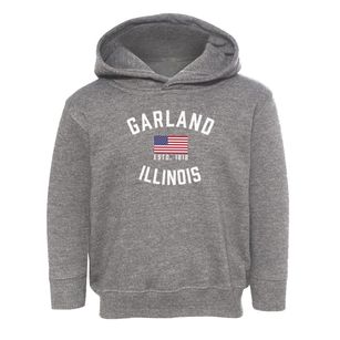 Garland Illinois Patriot Toddler Hoodie