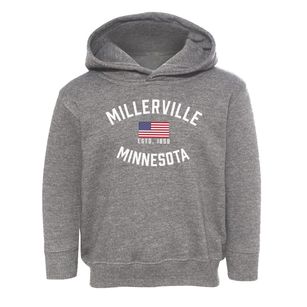 Millerville Minnesota Patriot Toddler Hoodie