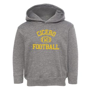 Cicero Wisconsin Football Toddler Hoodie
