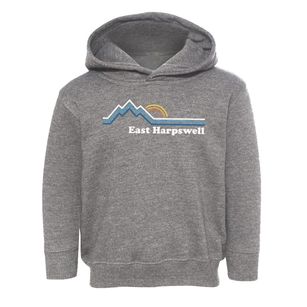 East Harpswell Maine Mountain View Toddler Hoodie