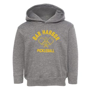 Bar Harbor Maine Pickleball Toddler Hoodie