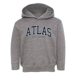 Atlas West Virginia Traditional Toddler Hoodie