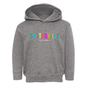 Castroville California Color Pop Toddler Hoodie