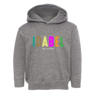 Idabel Oklahoma Color Pop Toddler Hoodie
