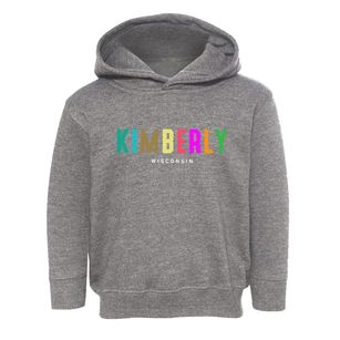 Kimberly Wisconsin Color Pop Toddler Hoodie