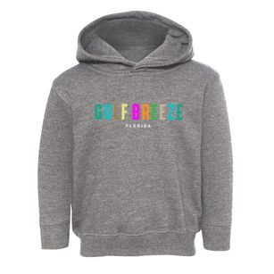 Gulf Breeze Florida Color Pop Toddler Hoodie