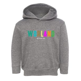 Worland Wyoming Color Pop Toddler Hoodie
