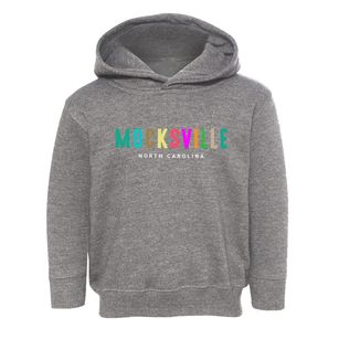 Mocksville North Carolina Color Pop Toddler Hoodie