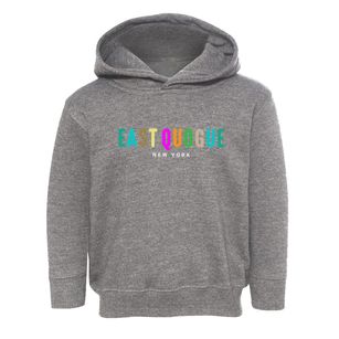 East Quogue New York Color Pop Toddler Hoodie