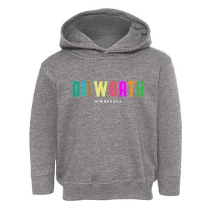 Dilworth Minnesota Color Pop Toddler Hoodie