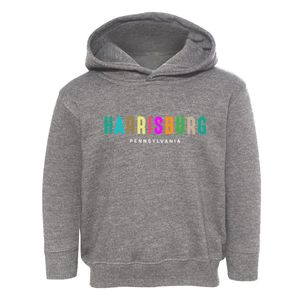Harrisburg Pennsylvania Color Pop Toddler Hoodie