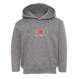 South Oroville California Color Pop Toddler Hoodie