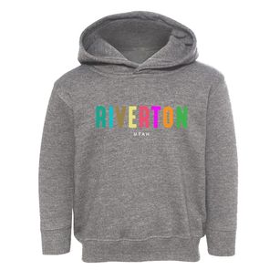 Riverton Utah Color Pop Toddler Hoodie