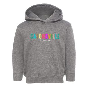 Catonsville Maryland Color Pop Toddler Hoodie