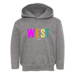 West Texas Color Pop Toddler Hoodie