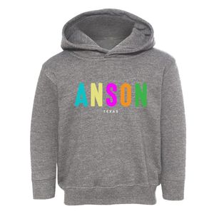 Anson Texas Color Pop Toddler Hoodie