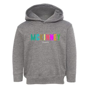 Mckinney Texas Color Pop Toddler Hoodie