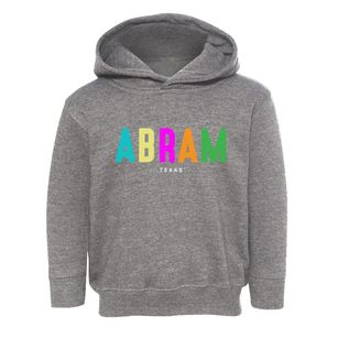 Abram Texas Color Pop Toddler Hoodie