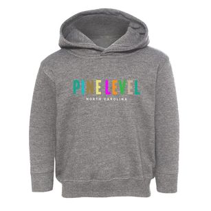Pine Level North Carolina Color Pop Toddler Hoodie