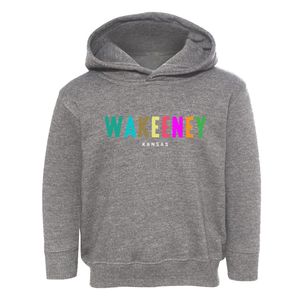 Wakeeney Kansas Color Pop Toddler Hoodie