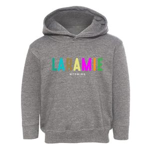 Laramie Wyoming Color Pop Toddler Hoodie