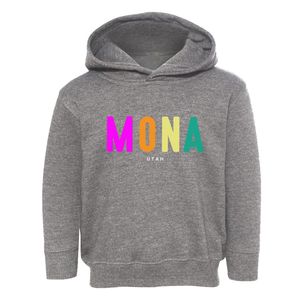 Mona Utah Color Pop Toddler Hoodie