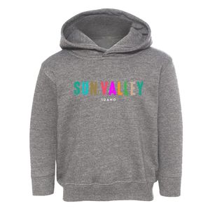 Sun Valley Idaho Color Pop Toddler Hoodie