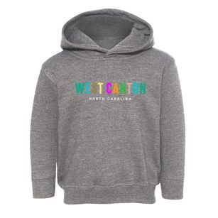 West Canton North Carolina Color Pop Toddler Hoodie